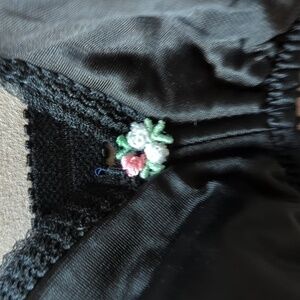 Montgomery Ward Black Vintage Y2K Halter Bra Adjustable 32 34 36 Cup B